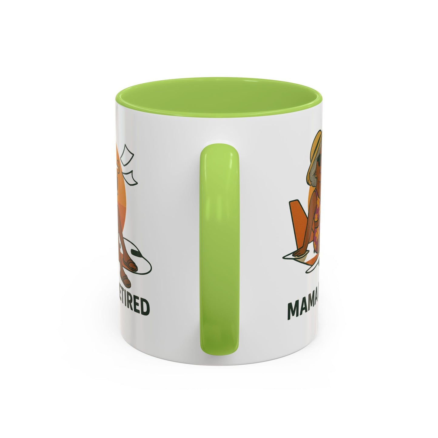 Charming Retired Mama Coffee Mug - Fun Gift for Retirement Celebration