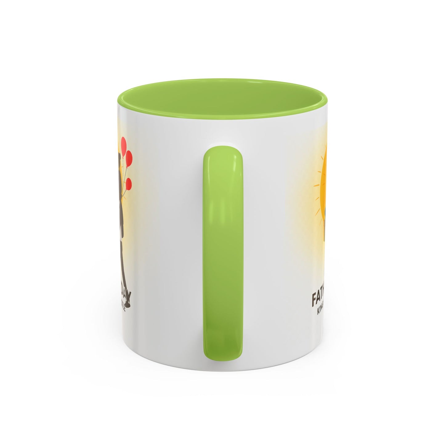 Father's Day Accent Coffee Mug - King of the Castle Design