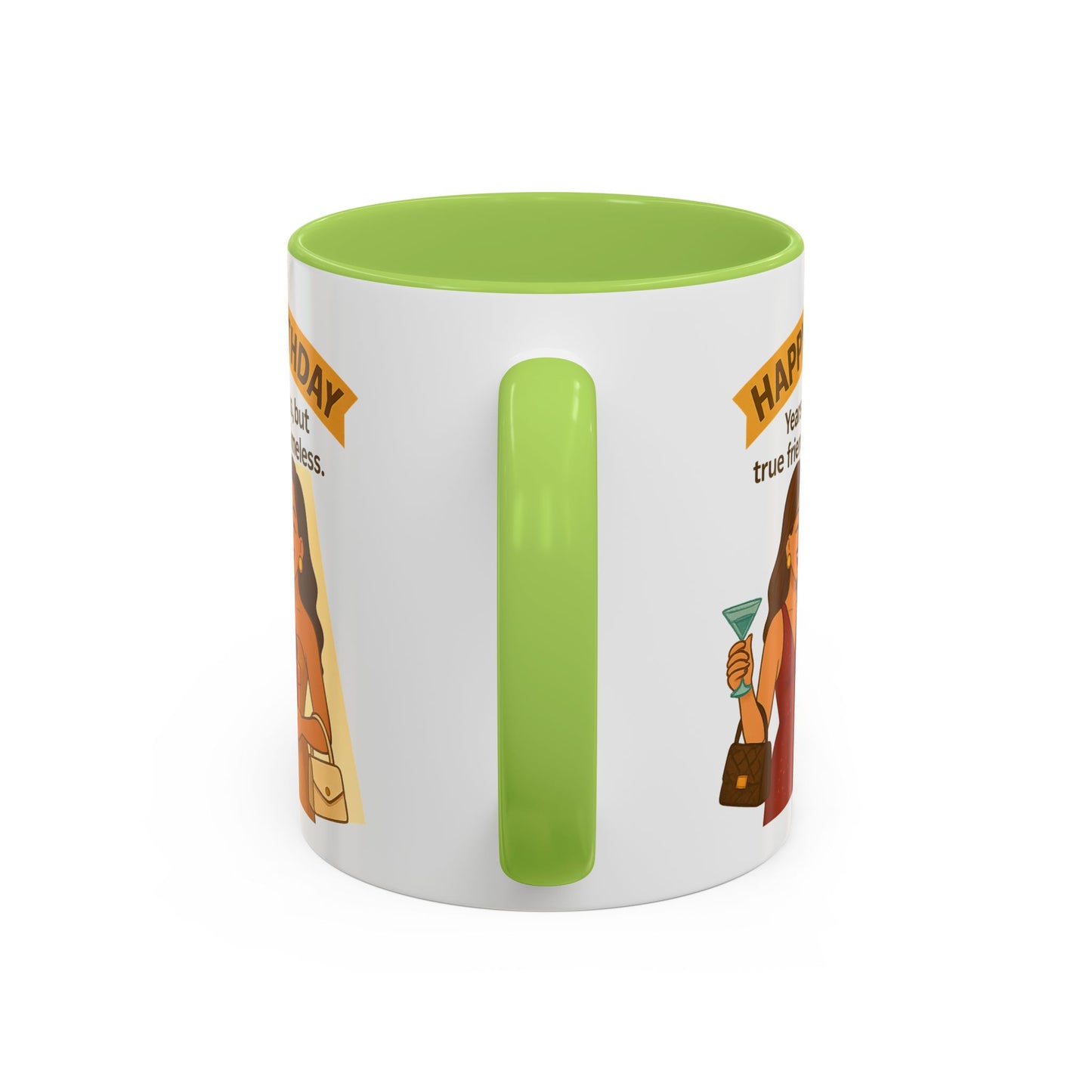 Timeless Birthday Accent Coffee Mug - Perfect Gift for Celebrations