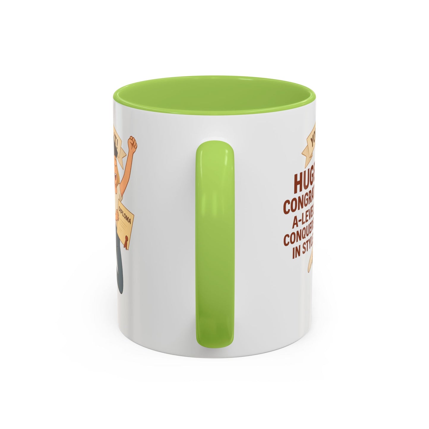 Celebratory Graduation Coffee Mug - 'You Did It!' A-Levels