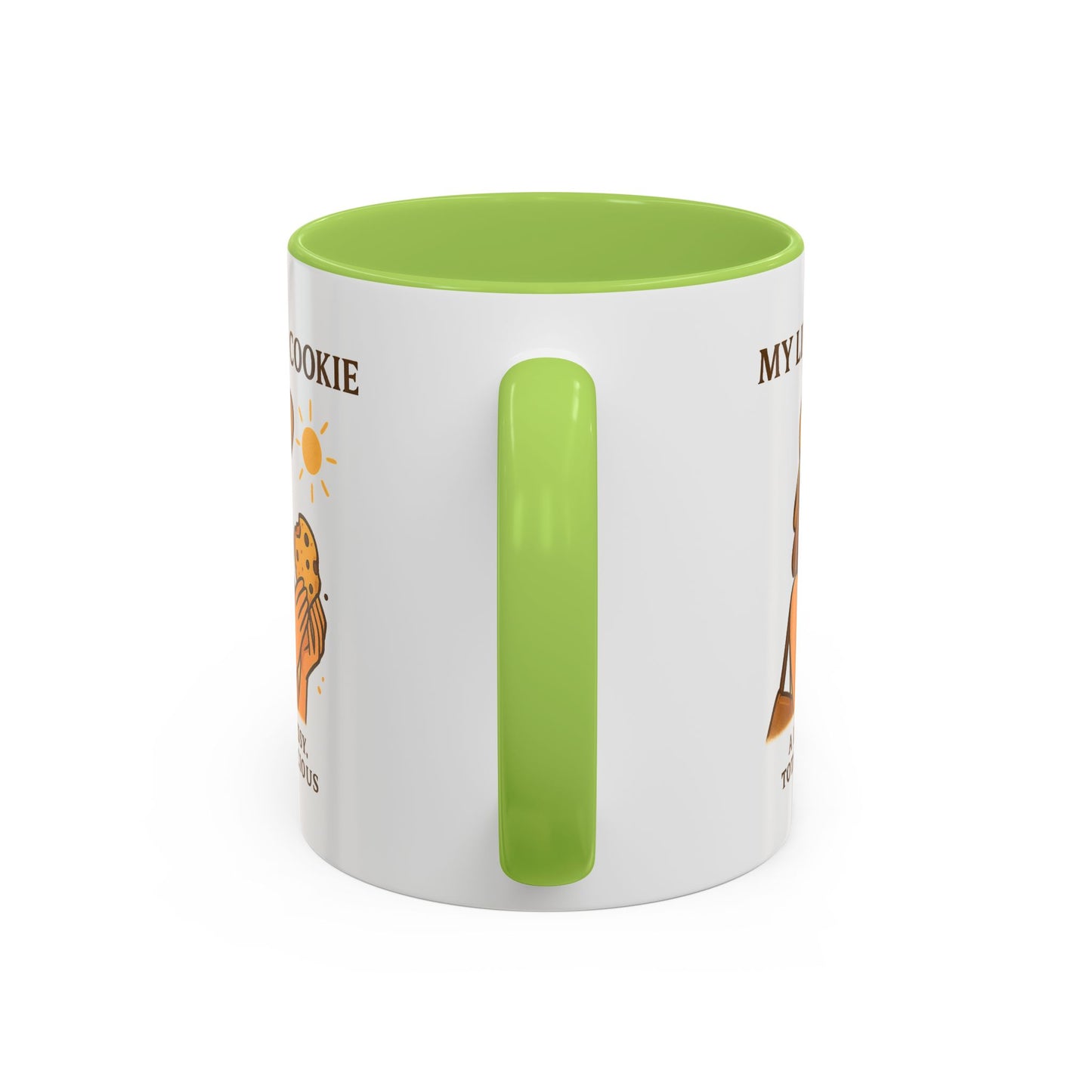 My Life Is a Cookie Accent Coffee Mug - 11oz & 15oz - Fun Gift for Cookie Lovers