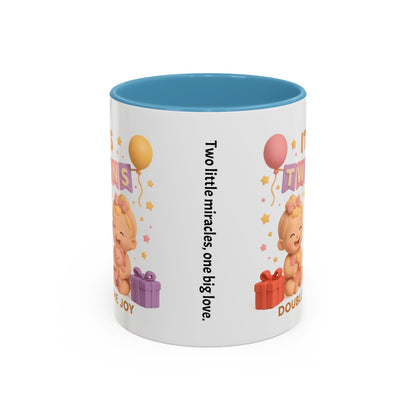 Twins girls - Celebration Coffee Mug - Double the Joy