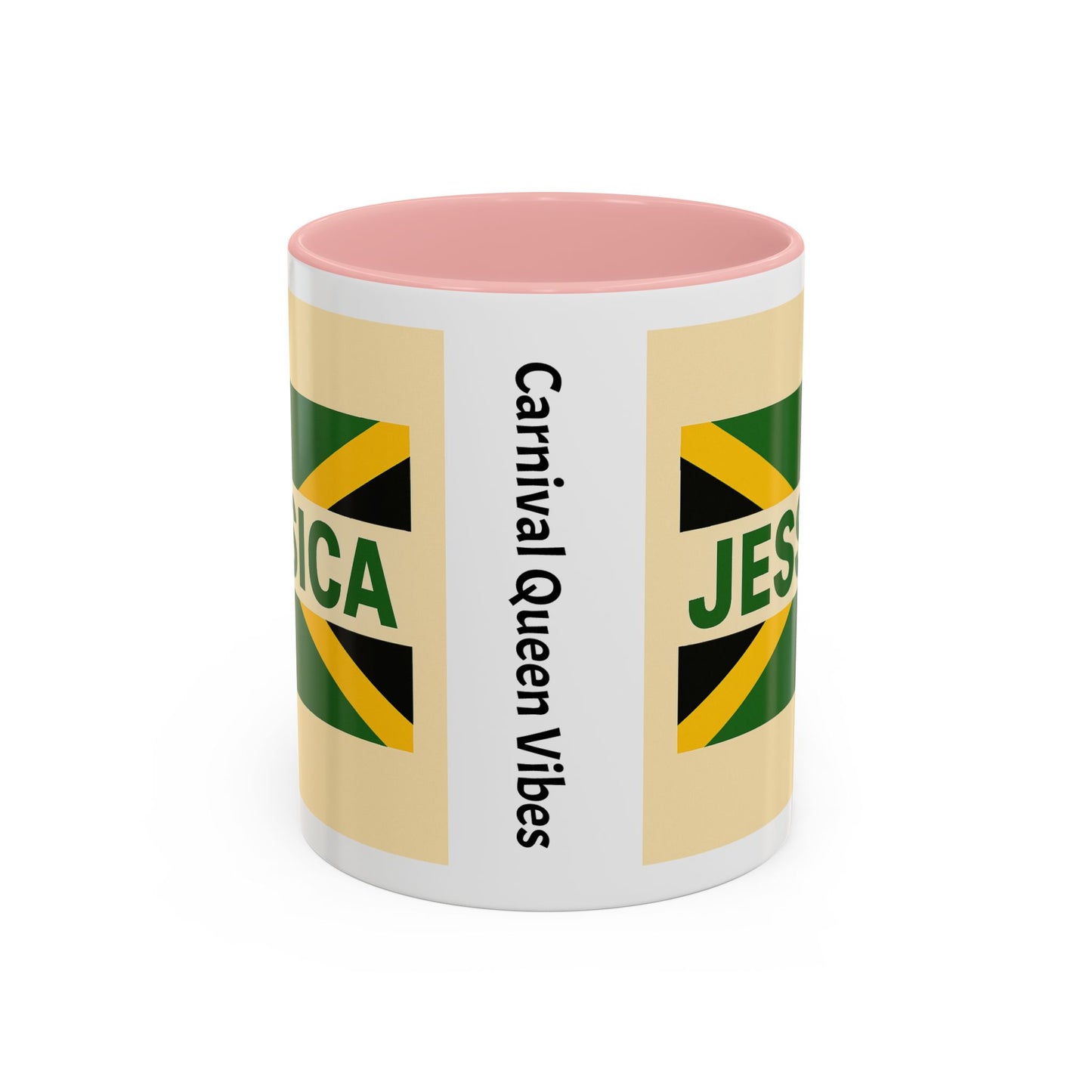 Jamaican Themed Coffee Mug - 'Jessica' with Carnival Queen Vibes