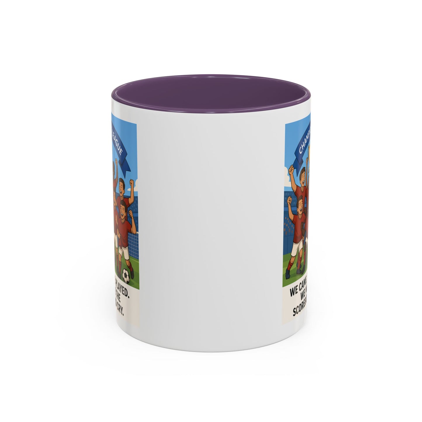 We came, We played, we conquered football Coffee Mug