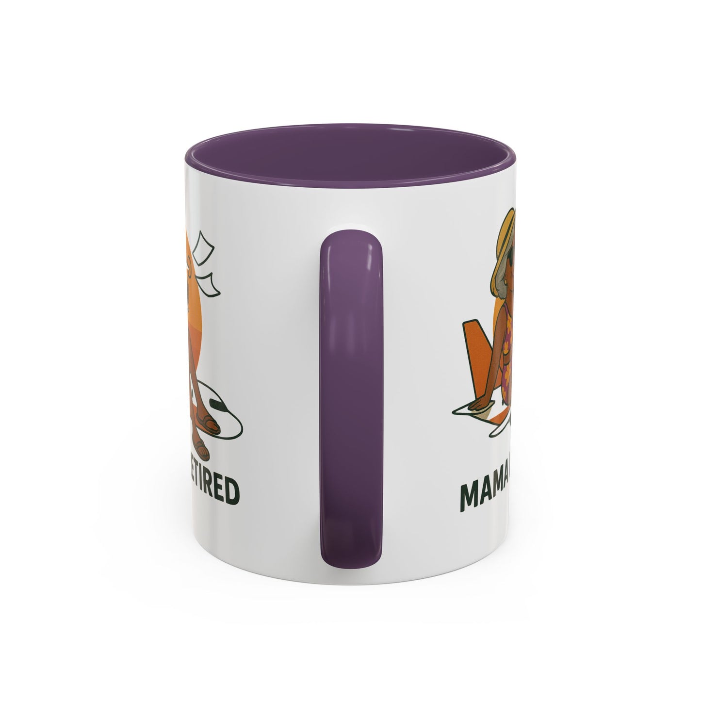 Charming Retired Mama Coffee Mug - Fun Gift for Retirement Celebration
