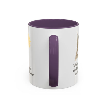 Elegant Confidence Coffee Mug - Inspiring Quote & Chic Design for Tea Lovers, Gifts for Her, Home Office Decor, Parisian Style