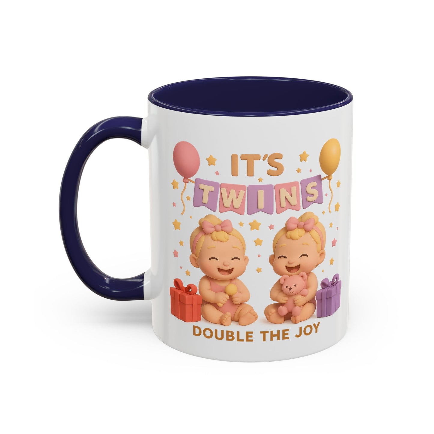Twins girls - Celebration Coffee Mug - Double the Joy