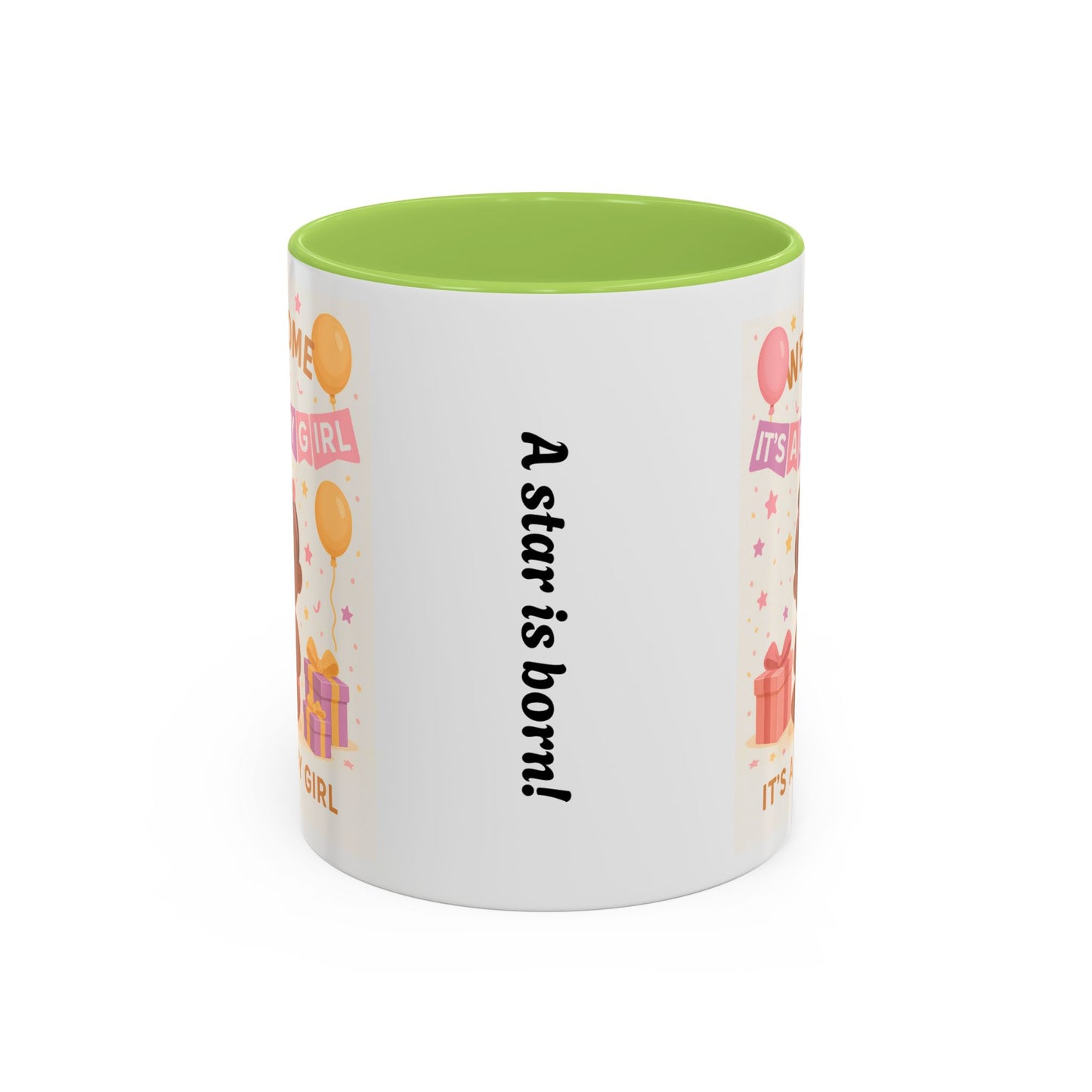 Welcome Baby Girl Coffee Mug | Cute Drinkware, Celebration Mug