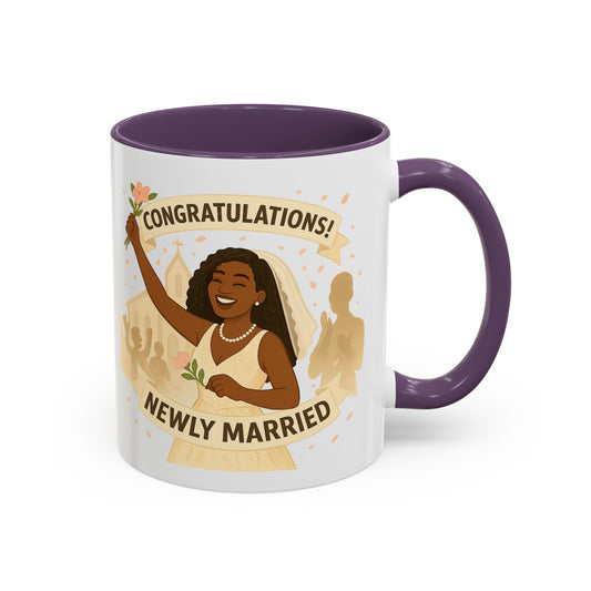 Newly Married Congratulations Coffee Mug - Celebrate Love & New Beginnings