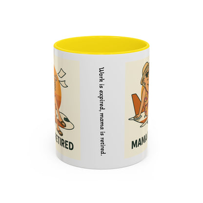 Retirement Celebration Coffee Mug - Mama is Retired