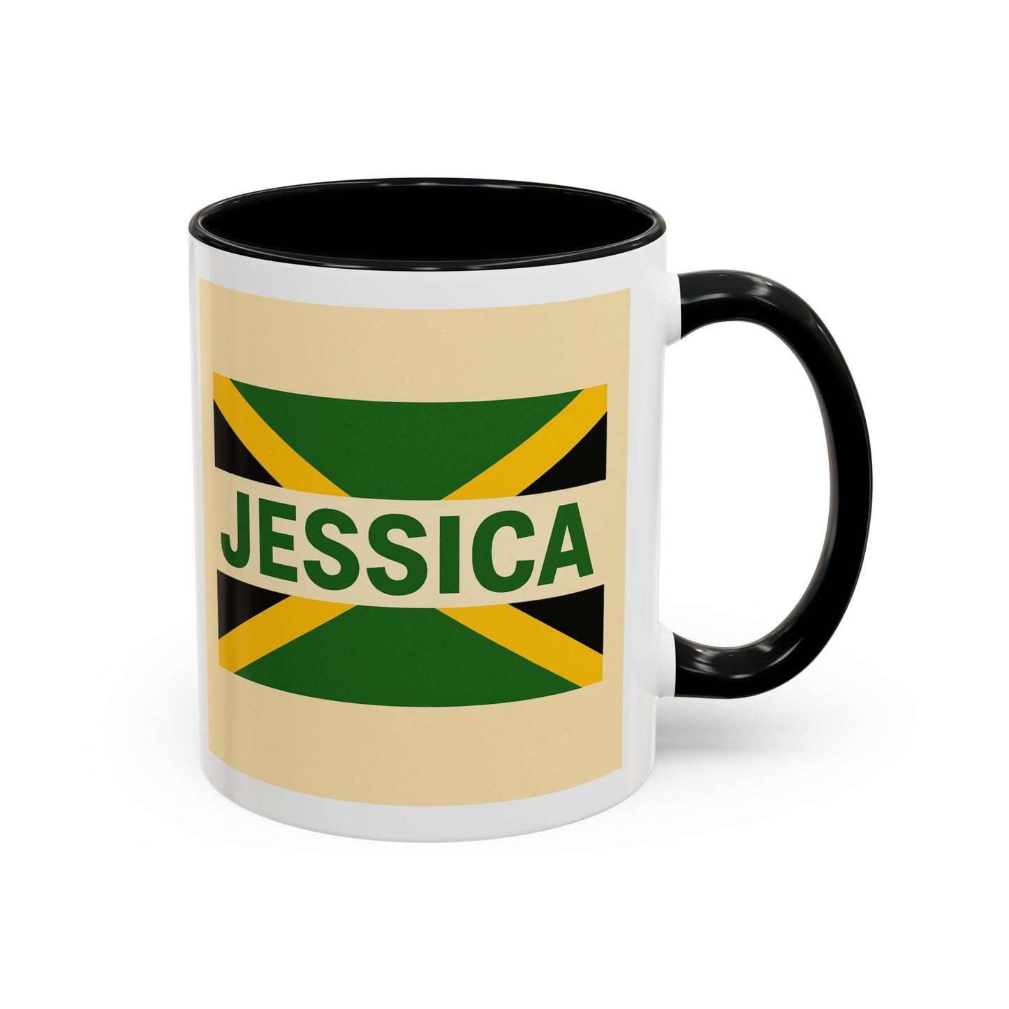 Jamaican Themed Coffee Mug - 'Jessica' with Carnival Queen Vibes