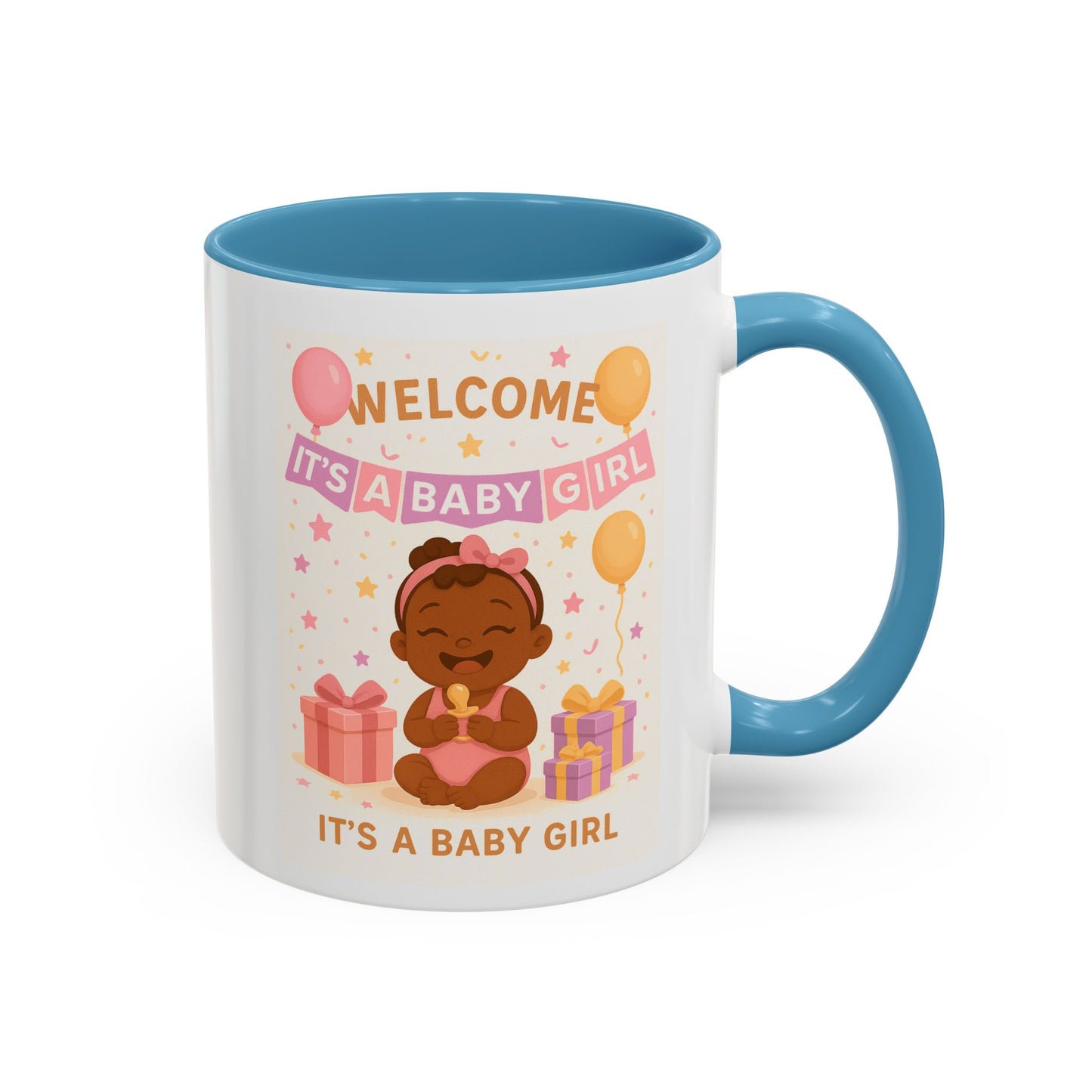 Welcome Baby Girl Coffee Mug | Cute Drinkware, Celebration Mug
