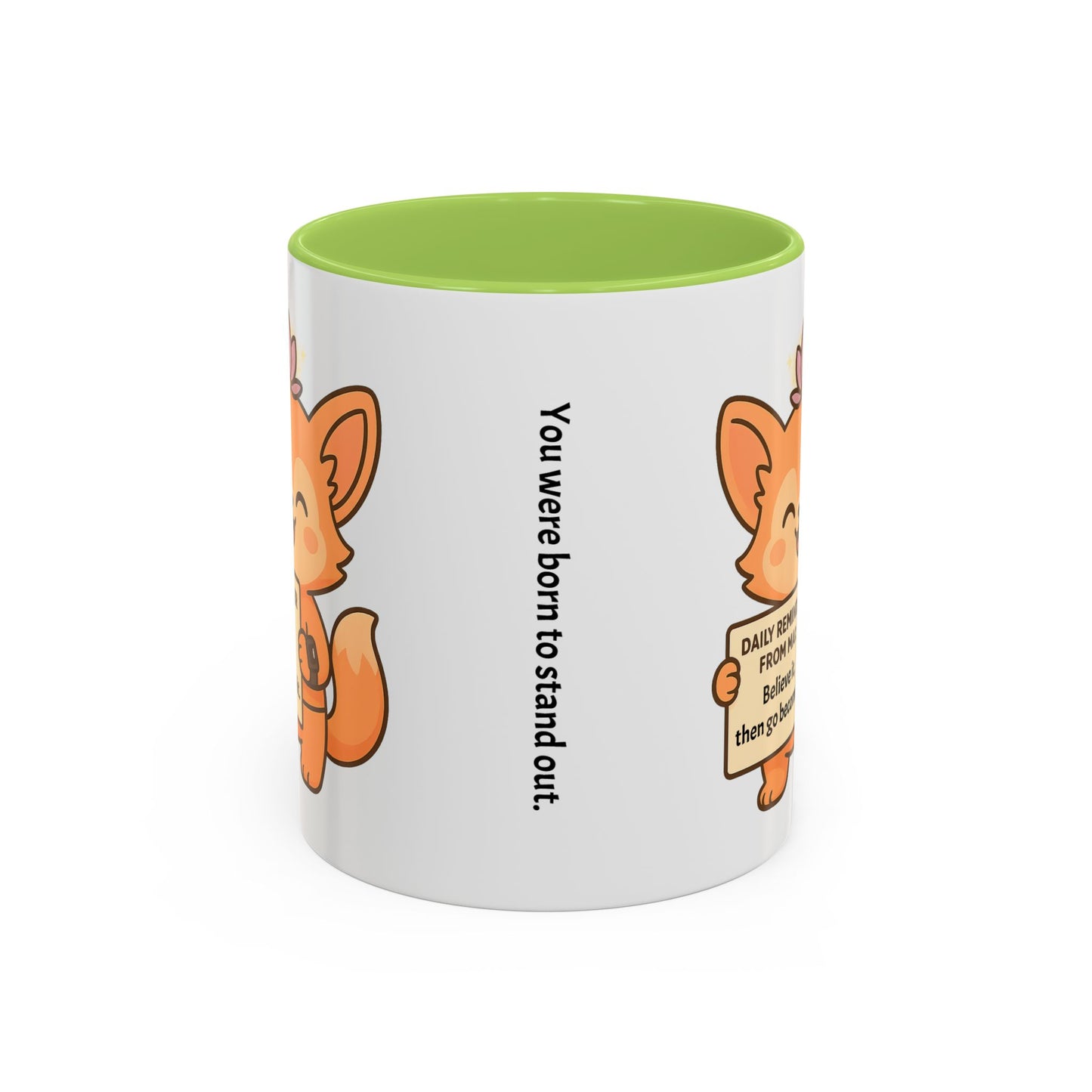 Cute Motivational Coffee Mug, Inspirational Gift, Daily Reminder from Mai Mug, Cat Lover Gift, Coffee Lover's Companion