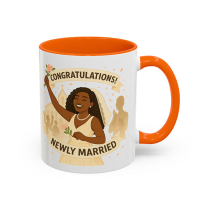 Newly Married Congratulations Coffee Mug - Celebrate Love & New Beginnings