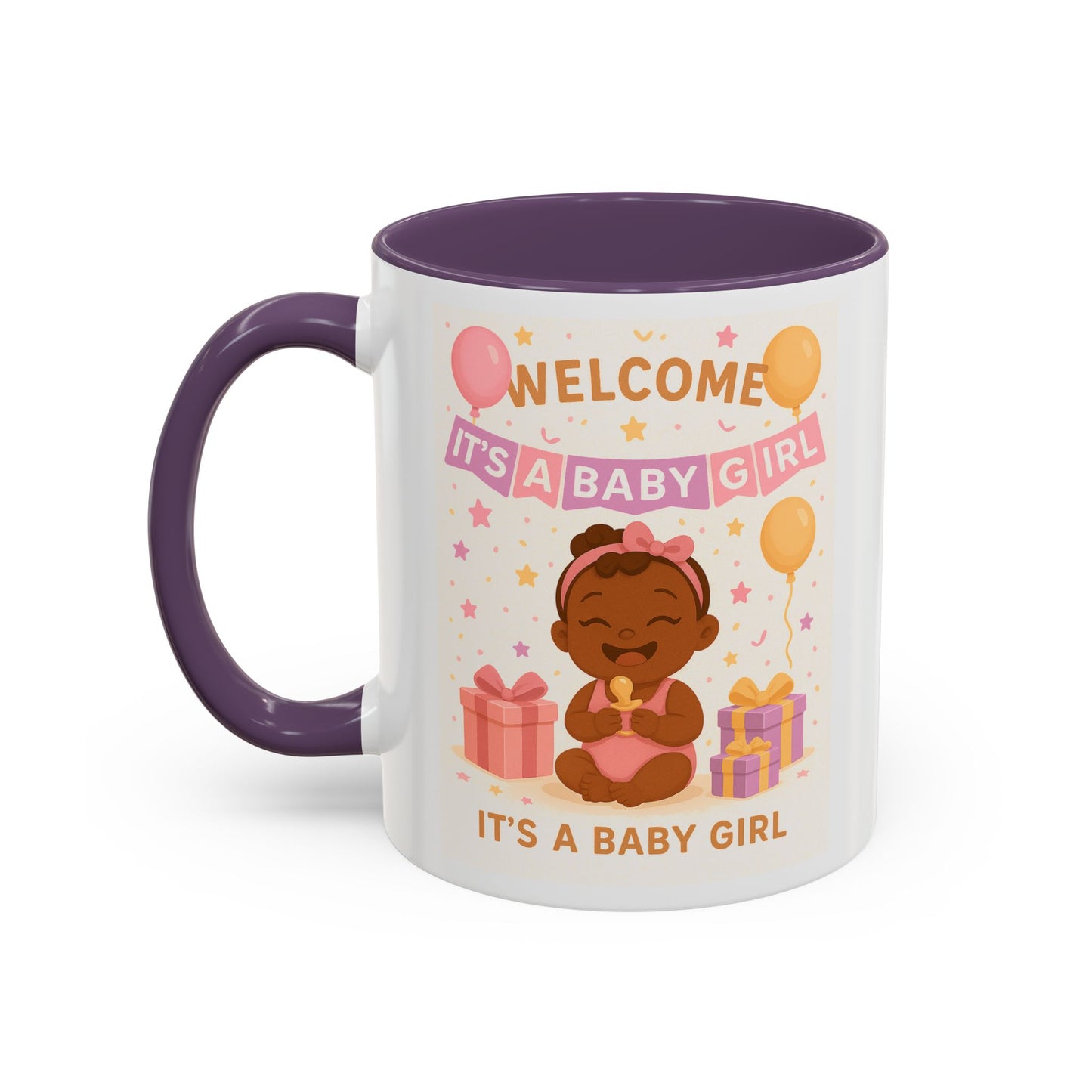 Welcome Baby Girl Coffee Mug | Cute Drinkware, Celebration Mug