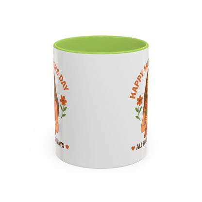 Mother's Day Accent Coffee Mug - All Love, All Ways - Perfect Gift for Moms