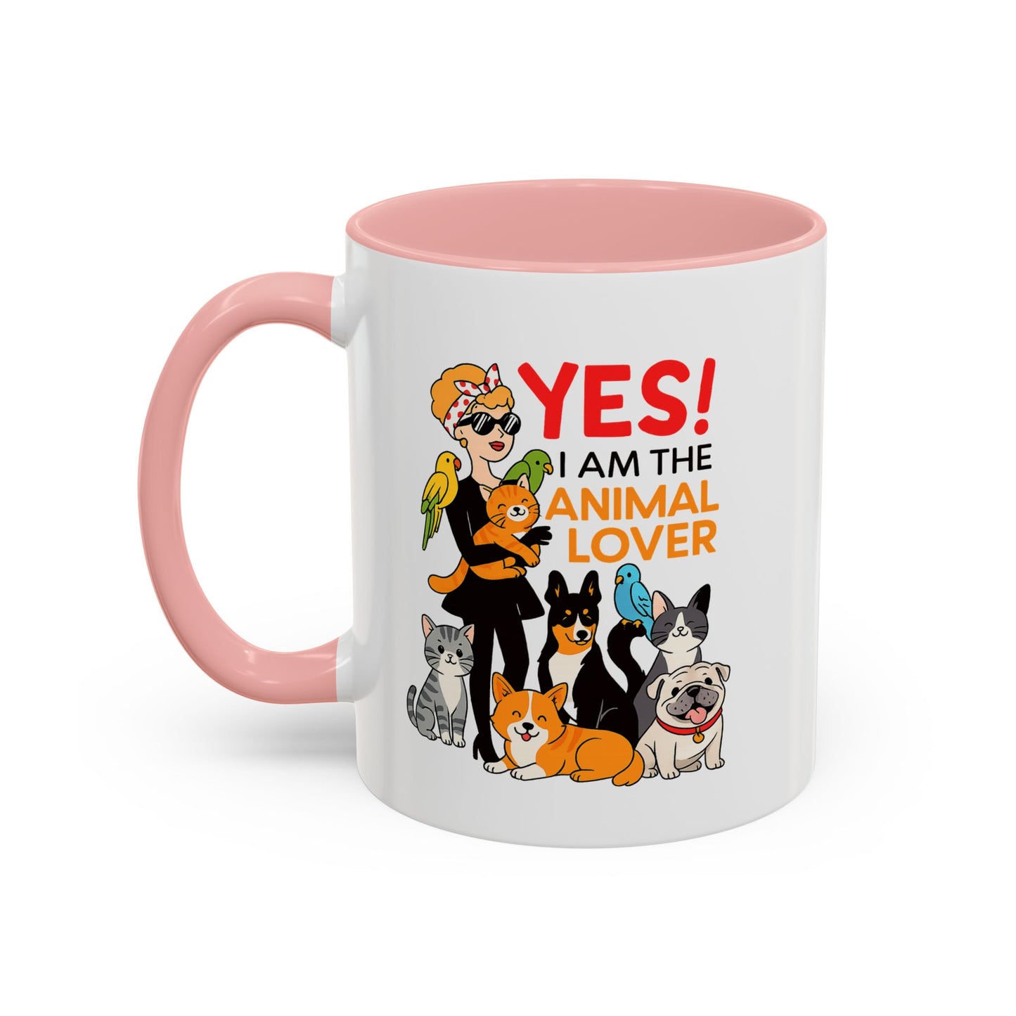 Animal Lover Coffee Mug - Perfect Gift for Pet Owners, Animal Enthusiasts, Dog Lovers, Cat Lovers