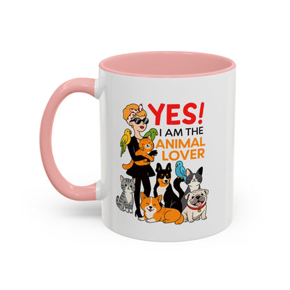 Animal Lover Coffee Mug - Perfect Gift for Pet Owners, Animal Enthusiasts, Dog Lovers, Cat Lovers