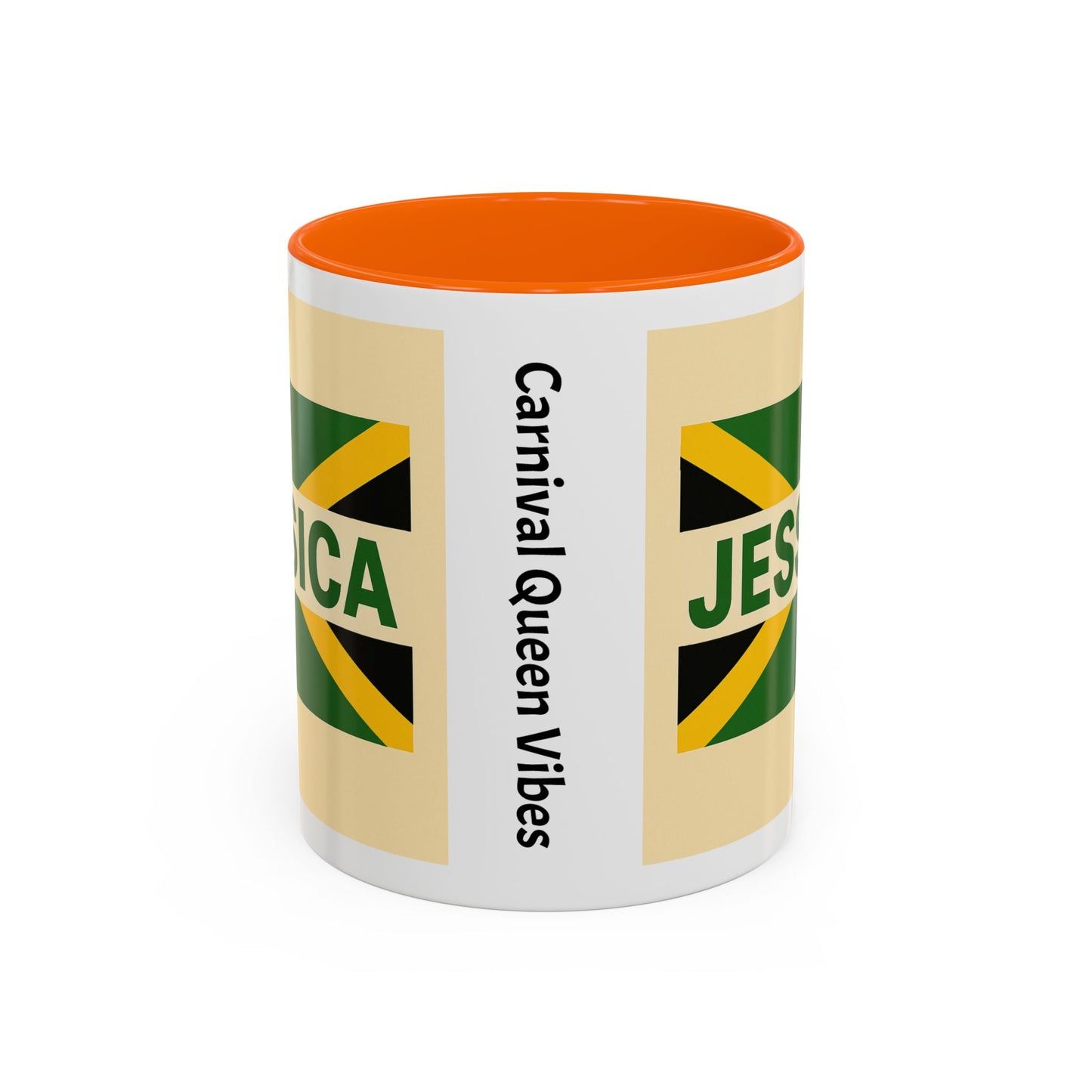 Jamaican Themed Coffee Mug - 'Jessica' with Carnival Queen Vibes