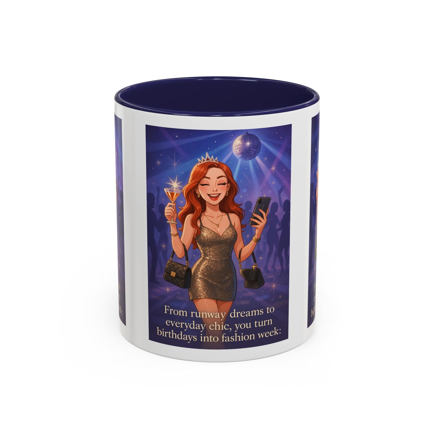 Chic Birthday Celebration Coffee Mug - Turn Birthdays into Fashion Week!