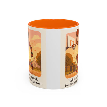 Basketball Motivational Coffee Mug for sport lovers - 11oz & 15oz with Inspirational Quote