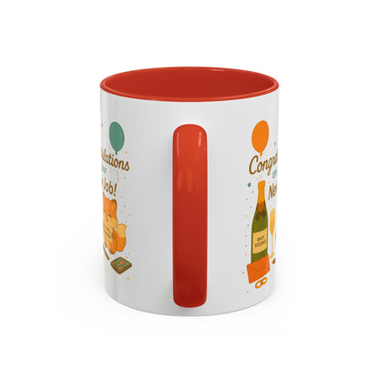 Congratulations New Job, Office Gift, Funny Coffee Cup