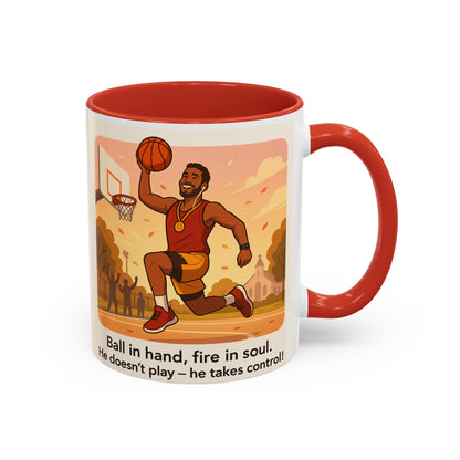 Basketball Motivational Coffee Mug for sport lovers - 11oz & 15oz with Inspirational Quote