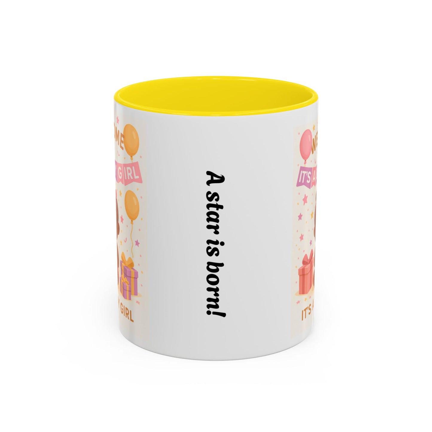 Welcome Baby Girl Coffee Mug | Cute Drinkware, Celebration Mug
