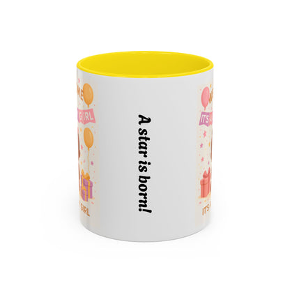 Welcome Baby Girl Coffee Mug | Cute Drinkware, Celebration Mug