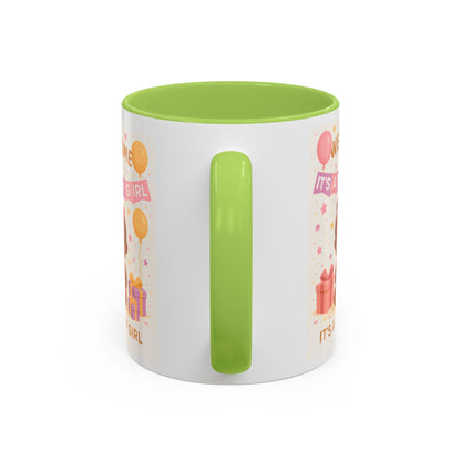 Welcome Baby Girl Coffee Mug | Cute Drinkware, Celebration Mug
