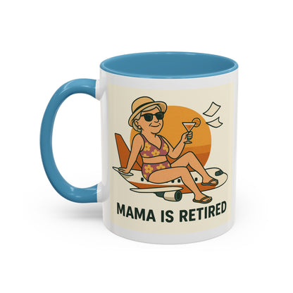 Retirement Celebration Coffee Mug - Mama is Retired