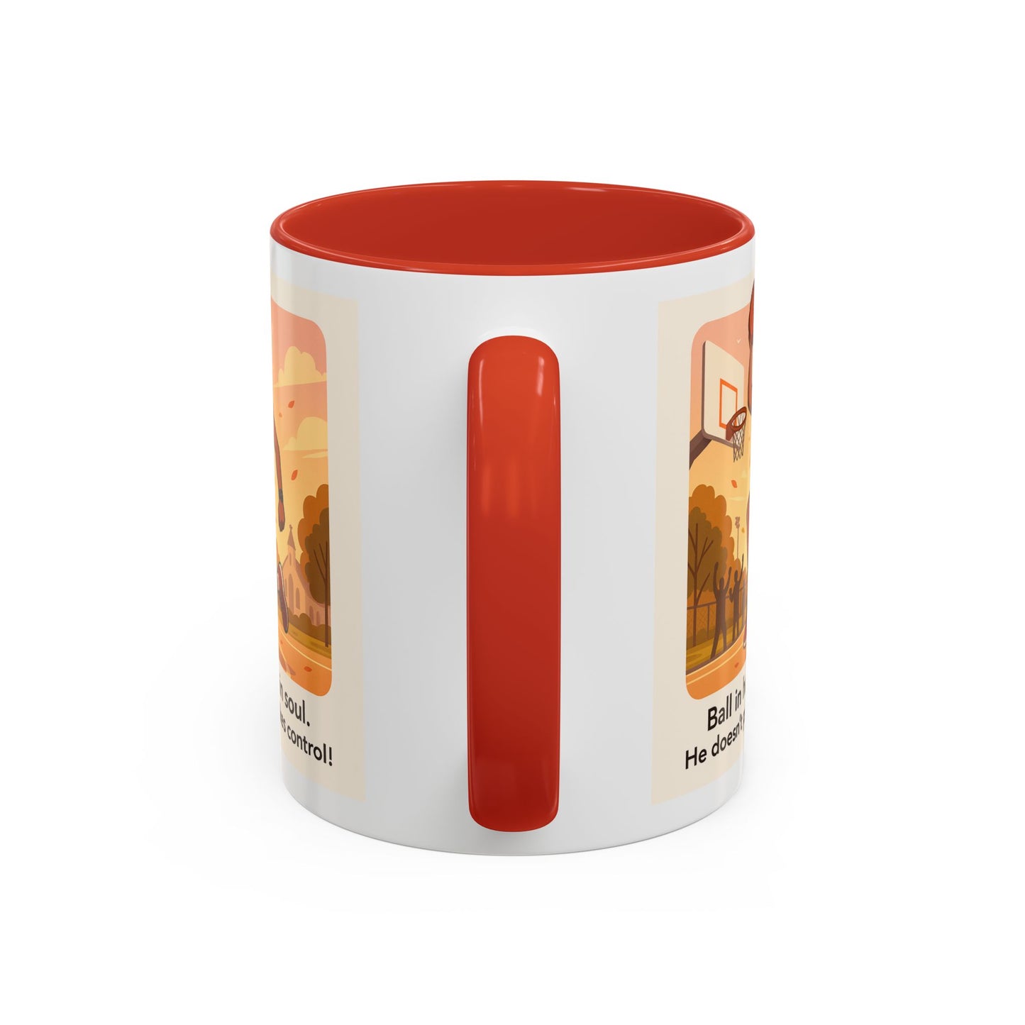 Dynamic Basketball Coffee Mug - Motivational Sports