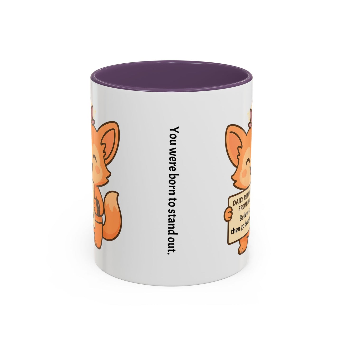 Cute Motivational Coffee Mug, Inspirational Gift, Daily Reminder from Mai Mug, Cat Lover Gift, Coffee Lover's Companion