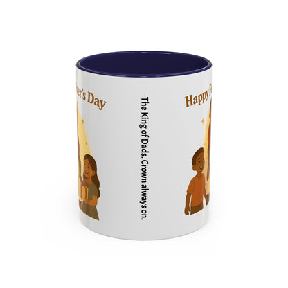 Happy Father's Day Coffee Mug - Celebrate Dad with Joyful Family Design