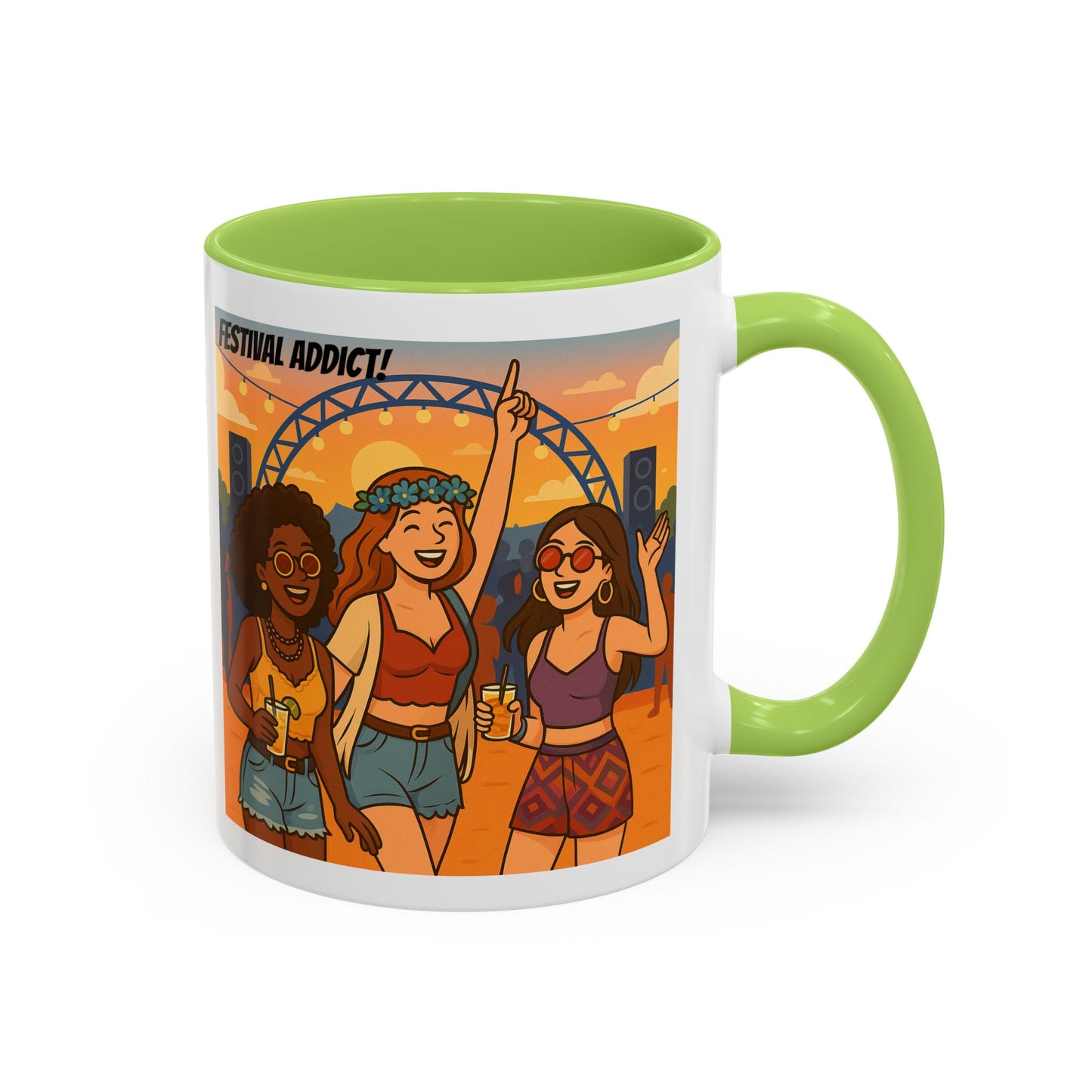 Festival Addict Coffee Mug - Celebrate the Beat in Style!