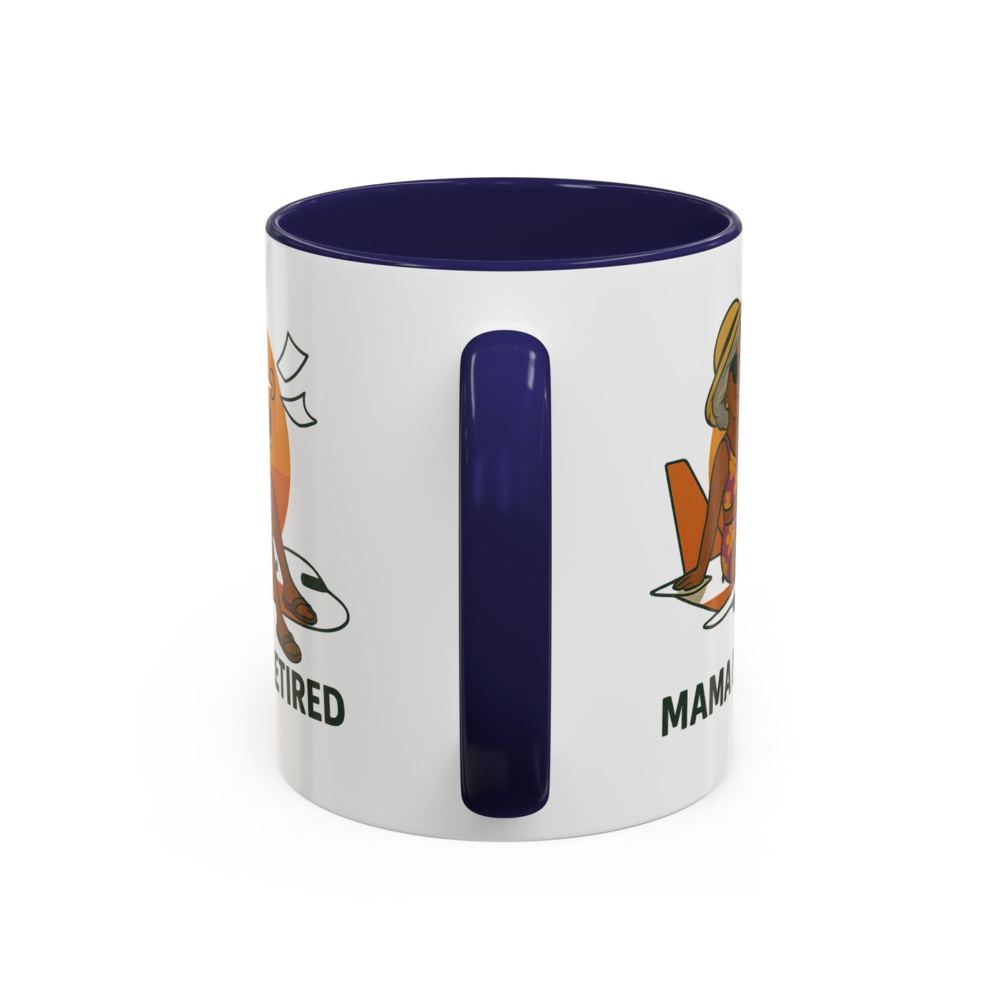 Charming Retired Mama Coffee Mug - Fun Gift for Retirement Celebration