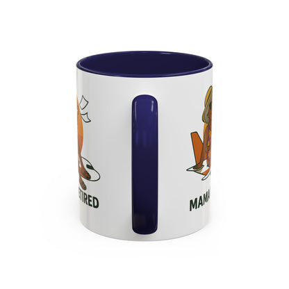 Charming Retired Mama Coffee Mug - Fun Gift for Retirement Celebration
