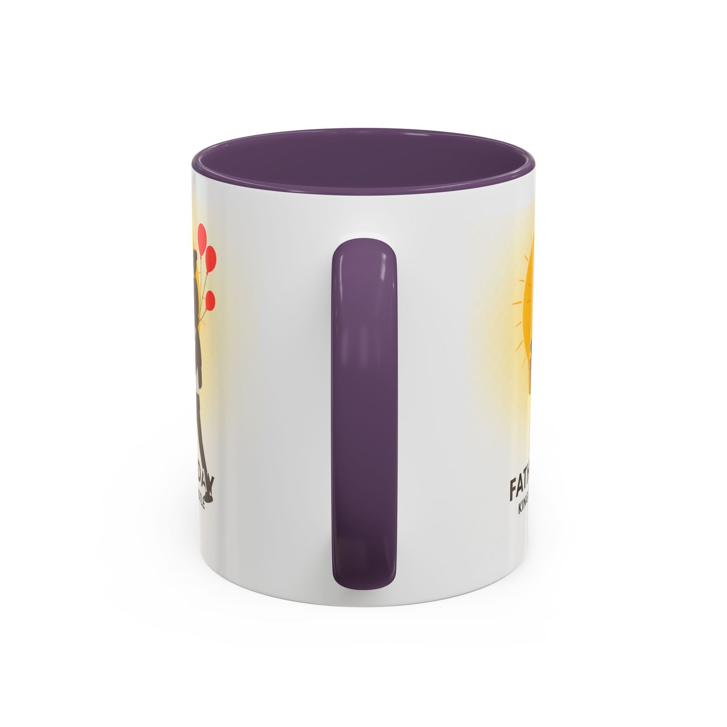 Father's Day Accent Coffee Mug - King of the Castle Design