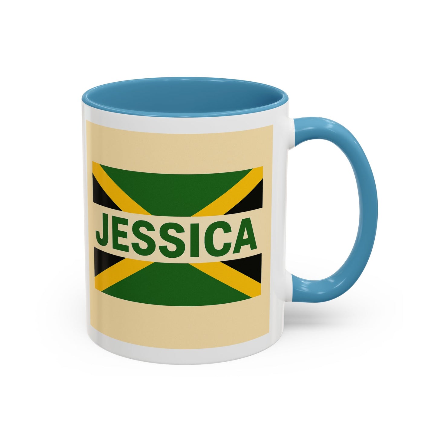 Jamaican Themed Coffee Mug - 'Jessica' with Carnival Queen Vibes