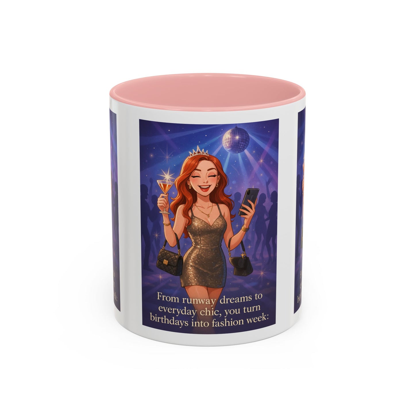 Chic Birthday Celebration Coffee Mug - Turn Birthdays into Fashion Week!