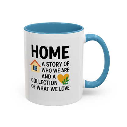 Home Story Accent Coffee Mug | 11 oz & 15 oz | Perfect Gift for New Homeowners