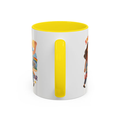 LGBTQ+ Pride Accent Coffee Mug - 'Spell It Queer Loud and Clear' - 11oz & 15oz