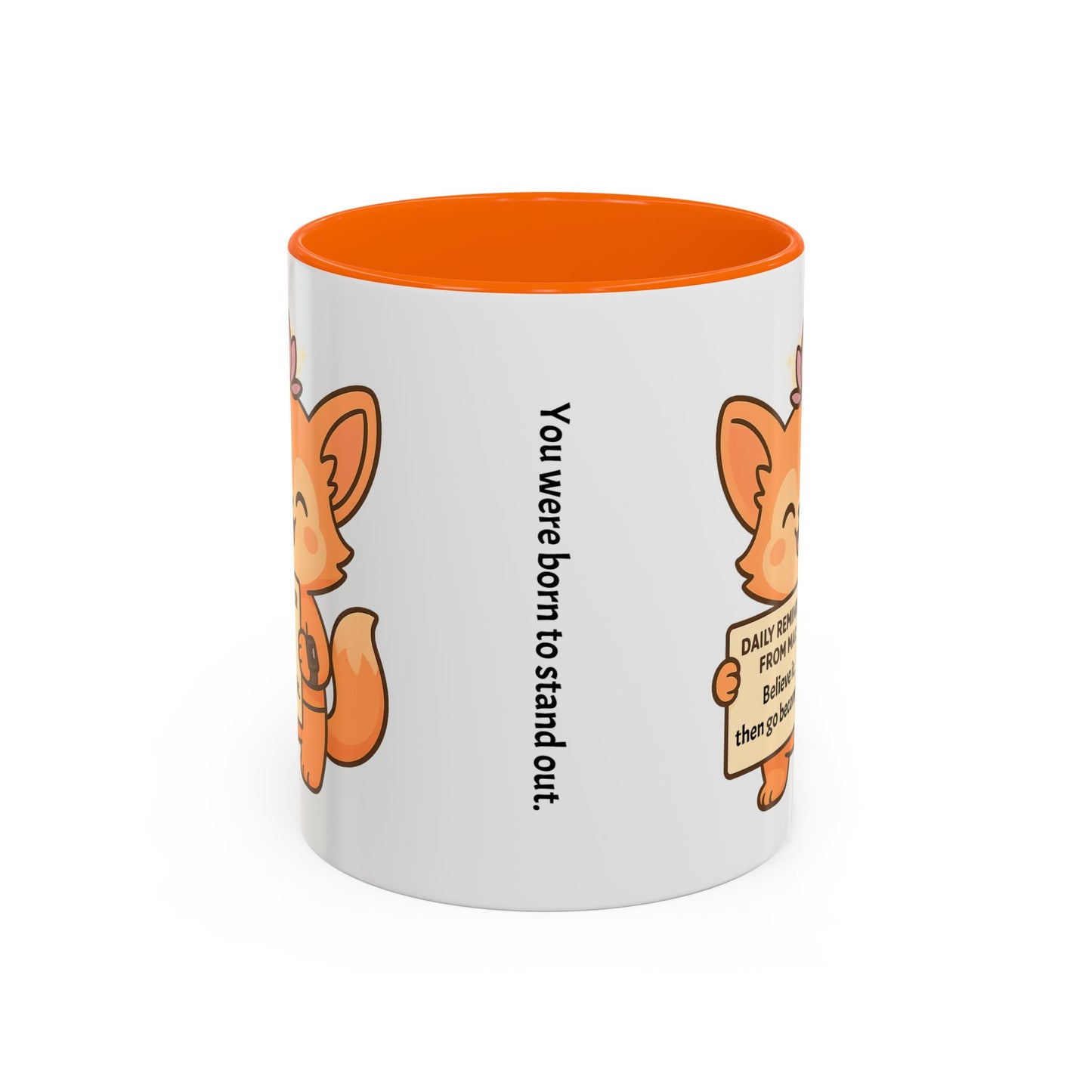Cute Motivational Coffee Mug, Inspirational Gift, Daily Reminder from Mai Mug, Cat Lover Gift, Coffee Lover's Companion