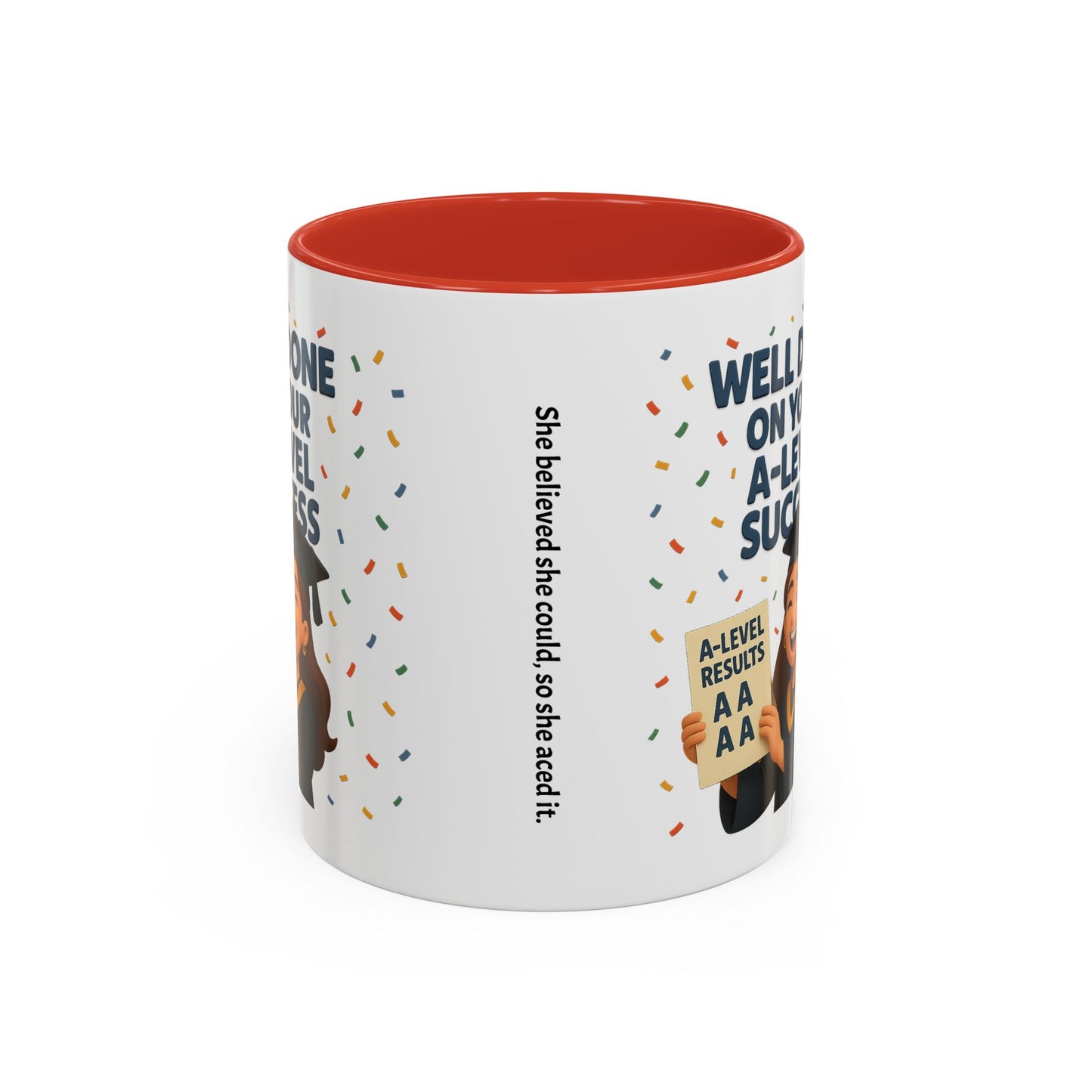 Celebratory Accent Coffee Mug - You Did It! Graduation Cheers