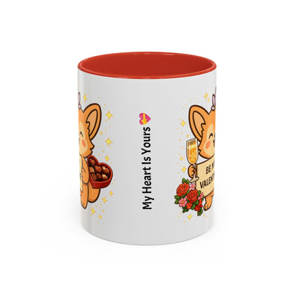 Valentine Coffee Mug  "Be My Valentine" Gift