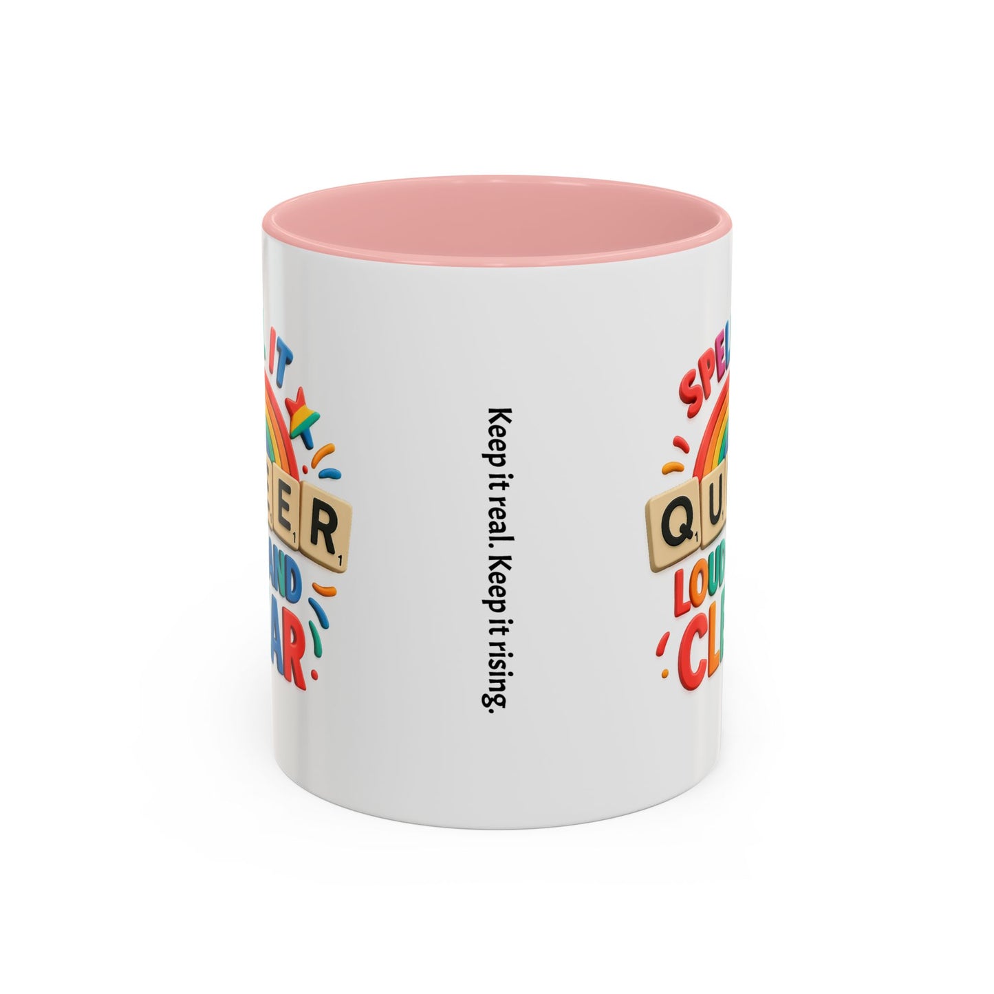 Pride Coffee Mug - Spell It Queer Loud and Clear