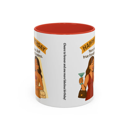 Timeless Birthday Accent Coffee Mug - Perfect Gift for Celebrations