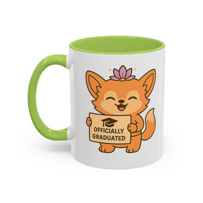 Graduation Celebration Coffee Mug - Officially Graduated Design