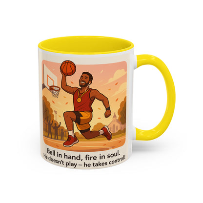 Basketball Motivational Coffee Mug for sport lovers - 11oz & 15oz with Inspirational Quote