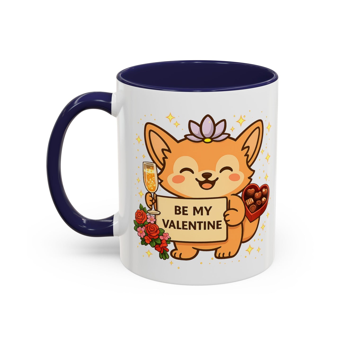 Valentine Coffee Mug  "Be My Valentine" Gift